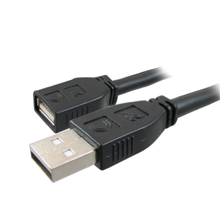 Comprehensive Pro AV-IT Active Plenum USB A Male to A Female Cable 25 ft. USB2-AMF-25PROAP